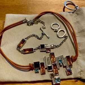 Swarovski Necklace and bracelet set